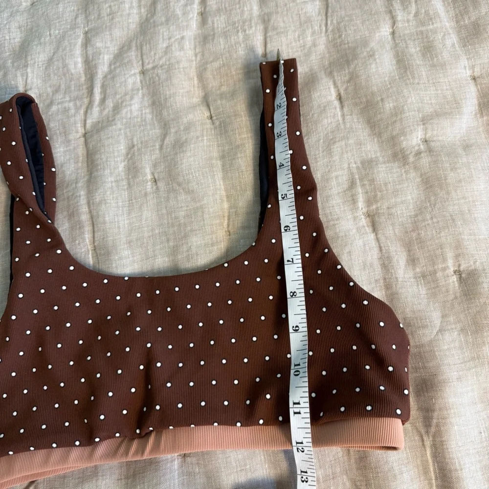 THE UPSIDE maho harlow bra in polka dots Size 8